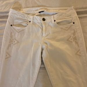 American Eagle white skinny jeans size 10L
